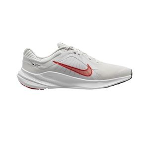 NIKE Men's Quest 5 Sneaker, Platinum Tint Lt Crimson White Black, Sz 8.5